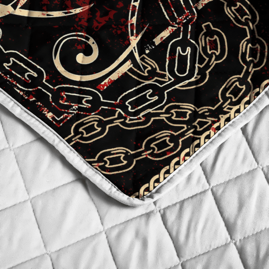Fenrir With Chainz Viking Quilt Bedding Set 3 Fenrir With Chainz Viking Quilt Bedding Set4