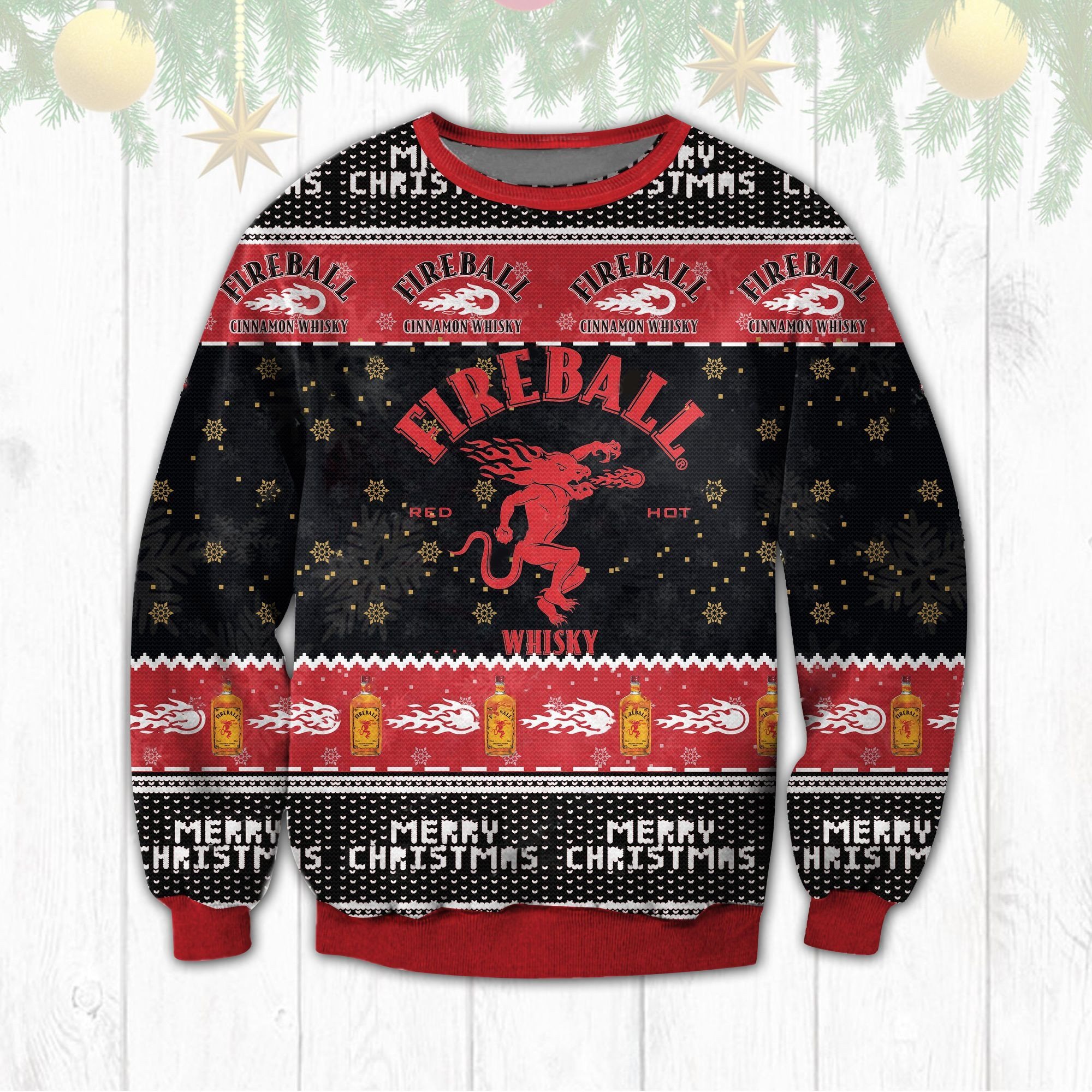 Fireball Cinnamon Whisky sweater