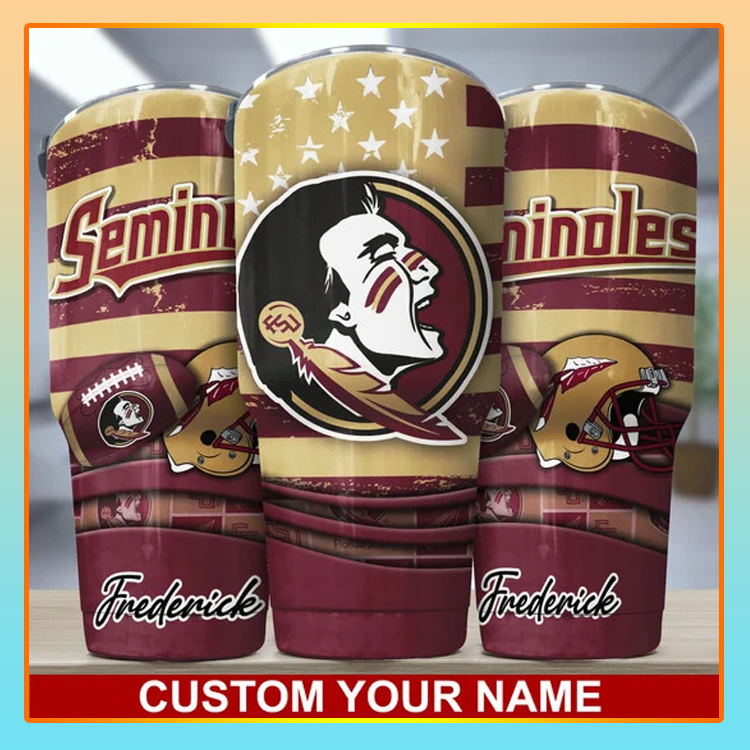 Florida State Seminoles Custom Name Tumbler1