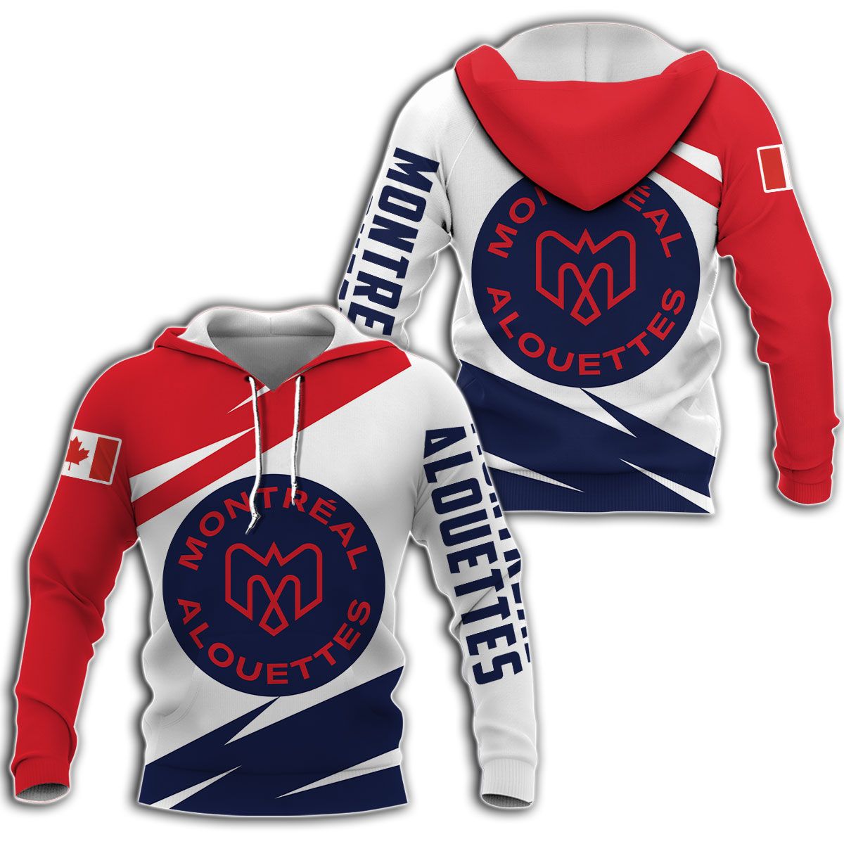 Football Club CFL Montreal Alouettes 3d shirt, hoodie word2