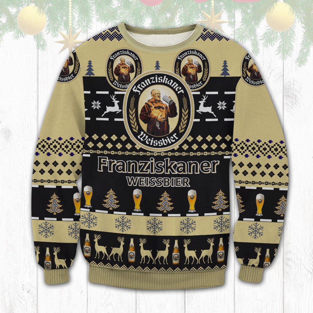 Franziskaner Weissbier Ugly Christmas Sweater 8