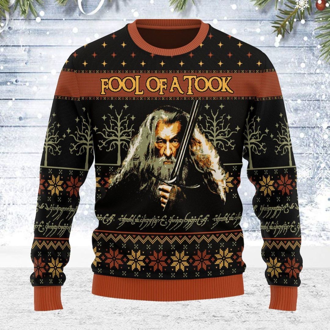 Gandalf Fool Of A Took Christmas Sweater