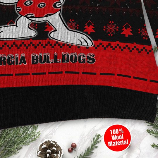 Georgia Bulldogs Snoopy Ugly Sweater 4 Georgia Bulldogs Snoopy Ugly Sweater3
