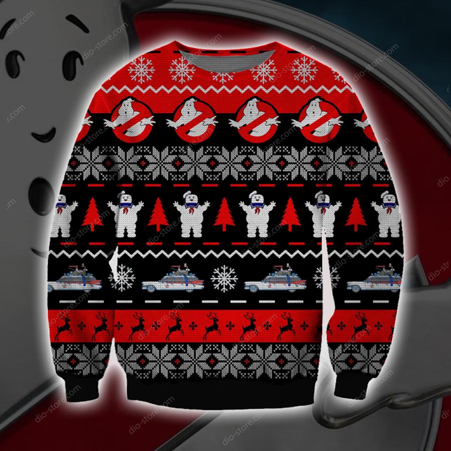 Ghostbusters Knitting Pattern Christmas Sweater