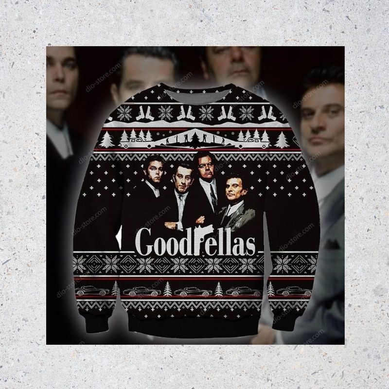 Goodfellas car christmas knitted wool sweater 2 Goodfellas car christmas sweater 3
