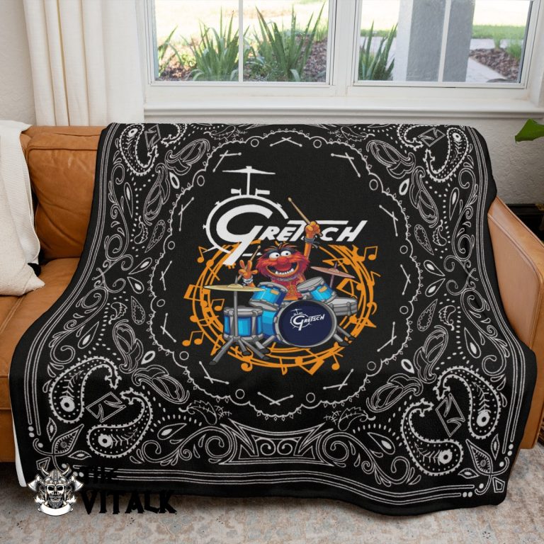 Gretsch Drums Animal the Muppet fleece blanket 2