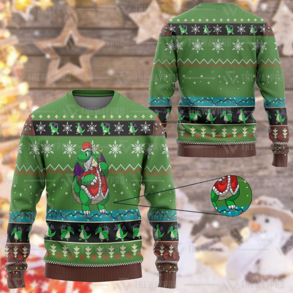 HOT Dragonite Pokemon christmas sweater 1