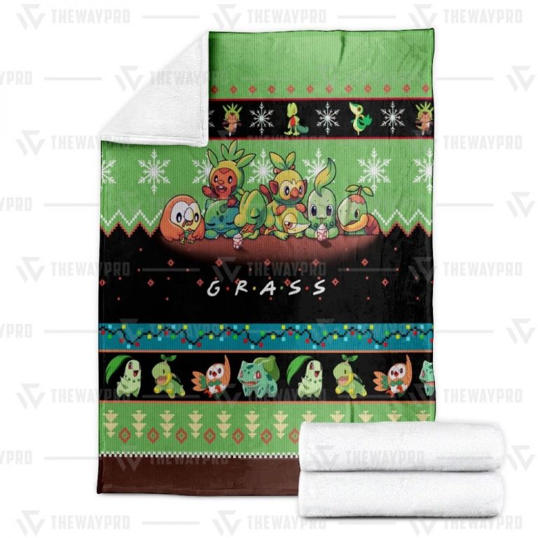 HOT Grass Pokemon blanket 2