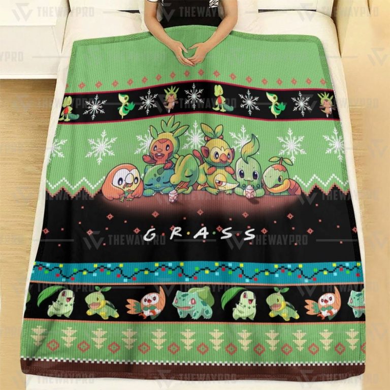 HOT Grass Pokemon blanket 3