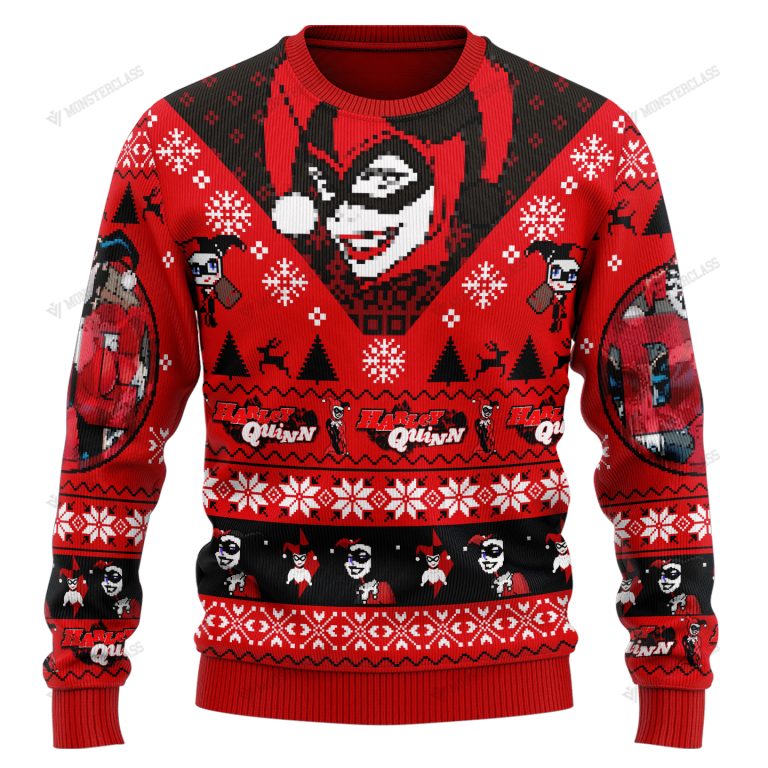 HOT Harley Quinn Christmas DC Comic Sweater, Sweatshirt (2) HOT Harley Quinn Christmas DC Comic sweater sweatshirt 2