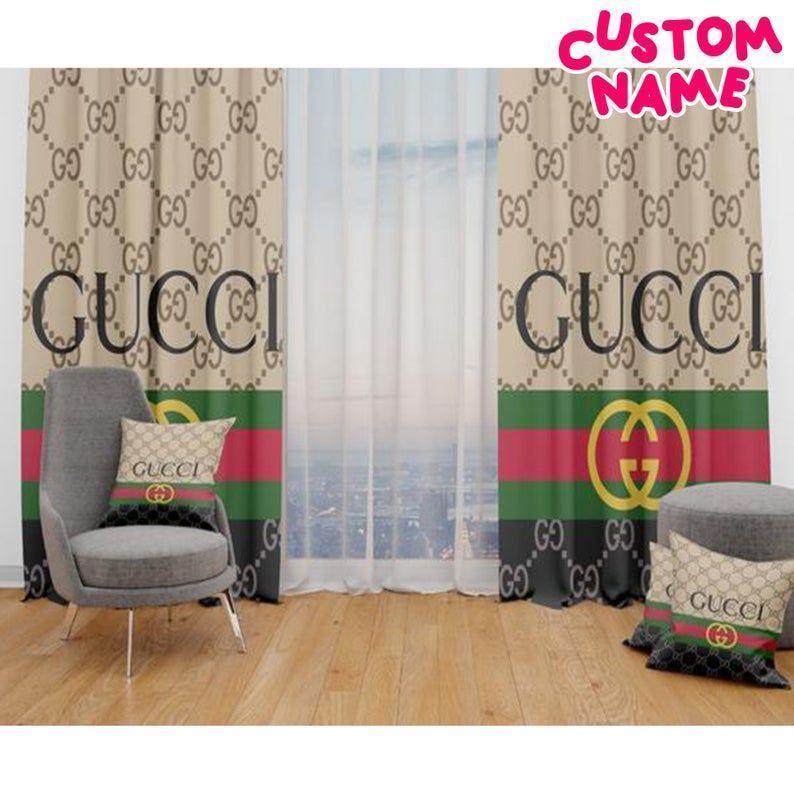 HOT Personalized custom Gucci windown curtains 1
