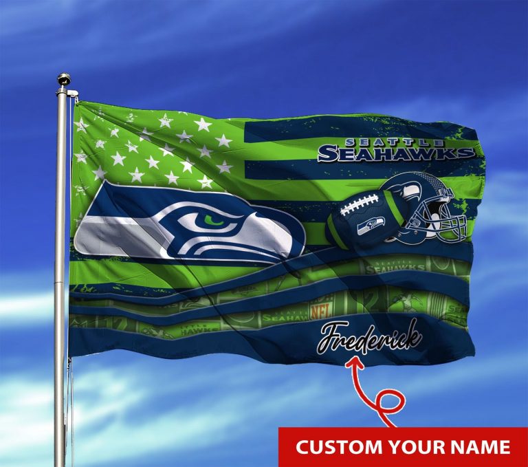 HOT Seattle Seahawks custom Personalized NFL flag 1
