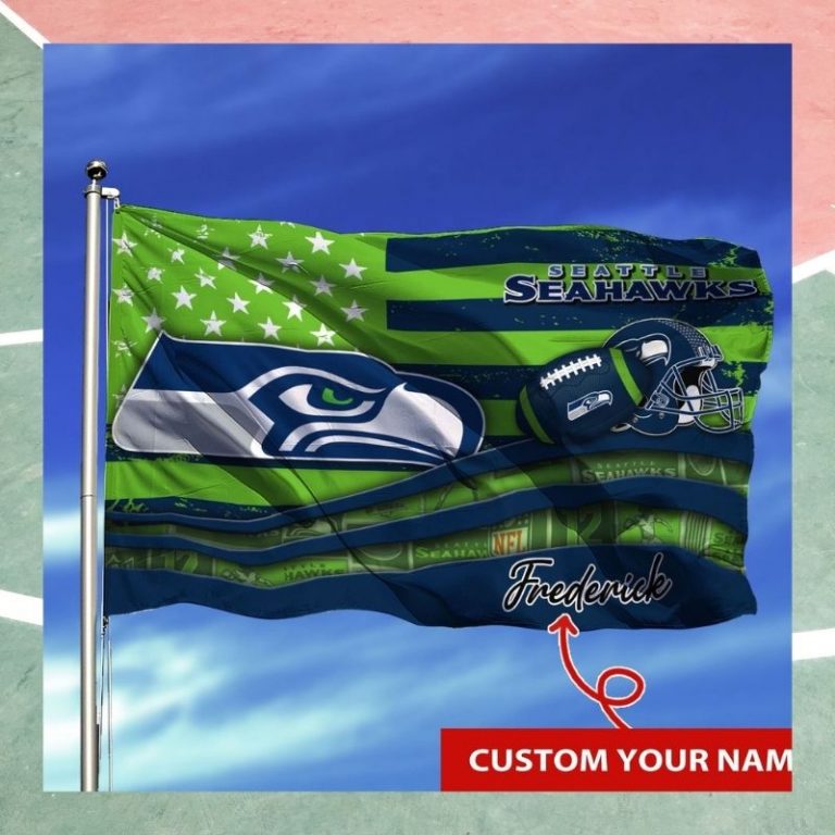 HOT Seattle Seahawks custom Personalized NFL flag 1