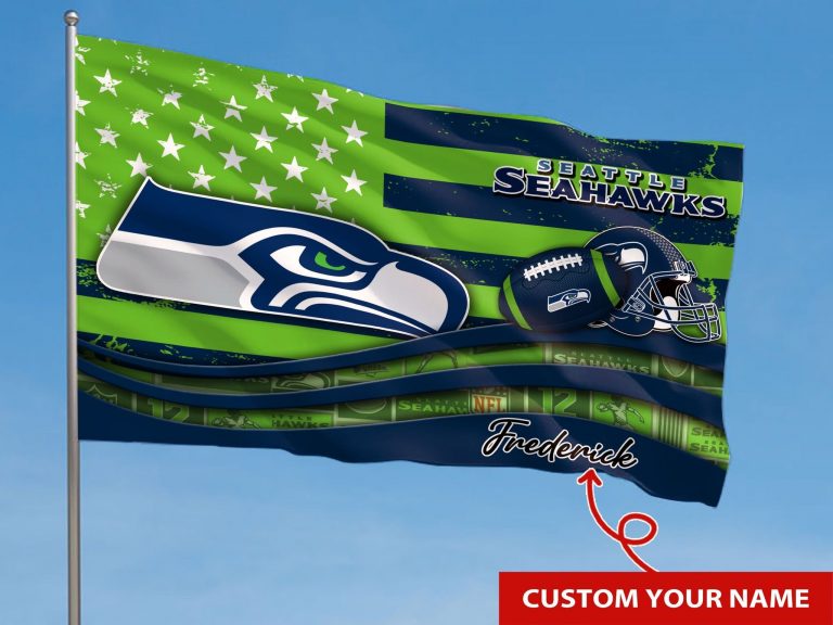 HOT Seattle Seahawks custom Personalized NFL flag 2