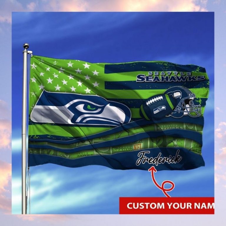 HOT Seattle Seahawks custom Personalized NFL flag 2