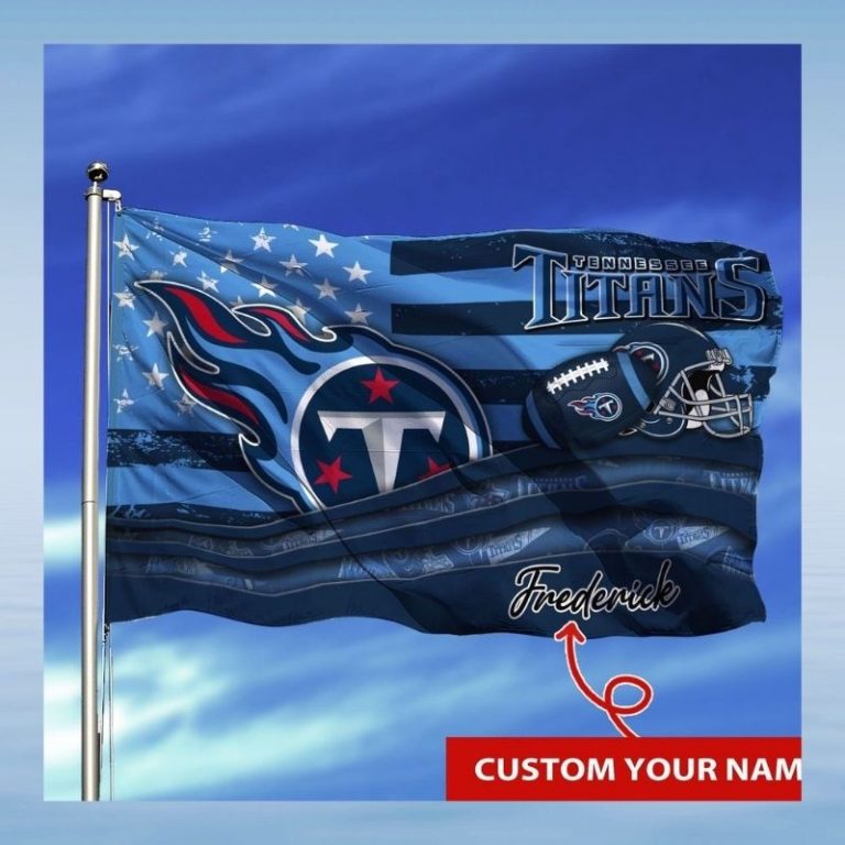 HOT Tennessee Titans Custom Personalized NFL Flag (1) HOT Tennessee Titans custom Personalized NFL flag 1