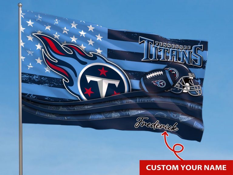 HOT Tennessee Titans Custom Personalized NFL Flag (2) HOT Tennessee Titans custom Personalized NFL flag 2