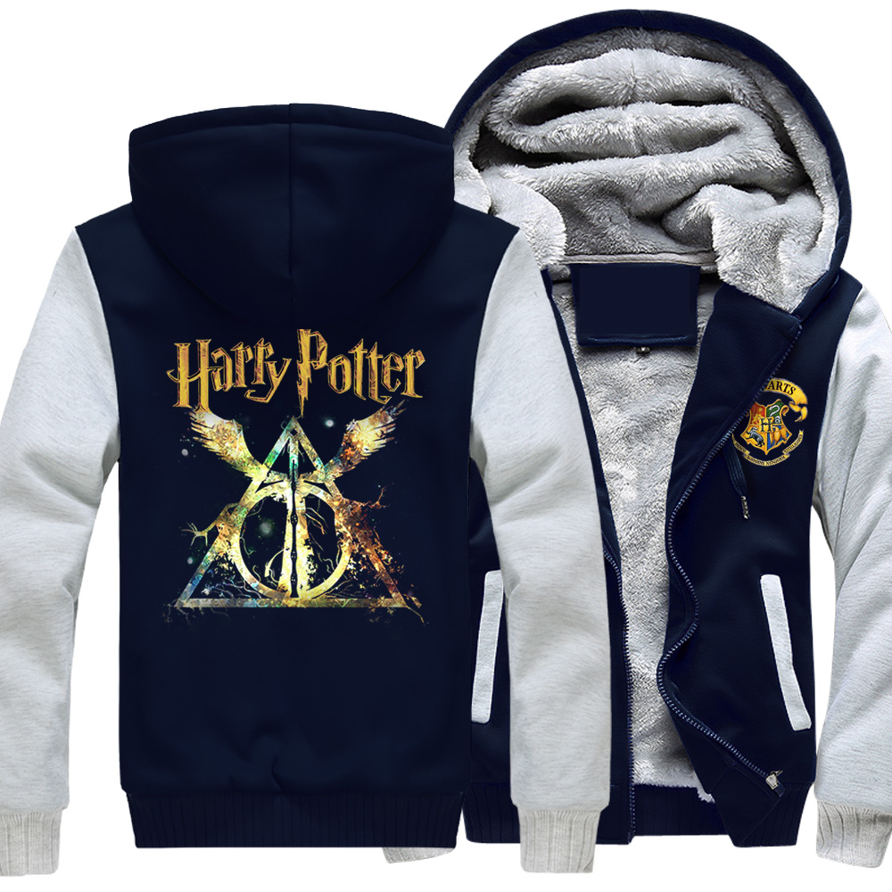 Harry Potter Hogwards 3D Fleece Hoodie 3 Harry Potter Hogwards 3D Fleece Hoodie2