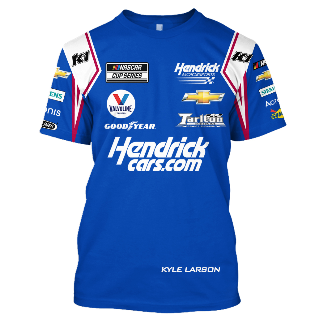 Hendrick cars Kyle Larson Racing 3d shirt hoodie 3