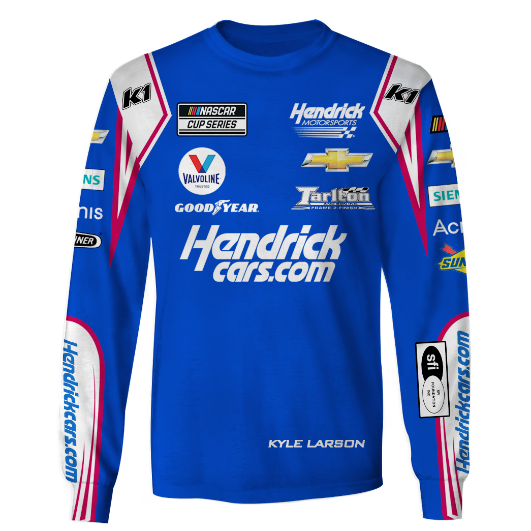 Hendrick cars Kyle Larson Racing 3d shirt hoodie 5