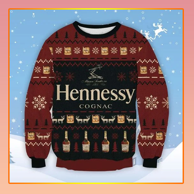 Hennessy Cognac Christmas Ugly Sweater 3 Hennessy Cognac Christmas Ugly Sweater word1