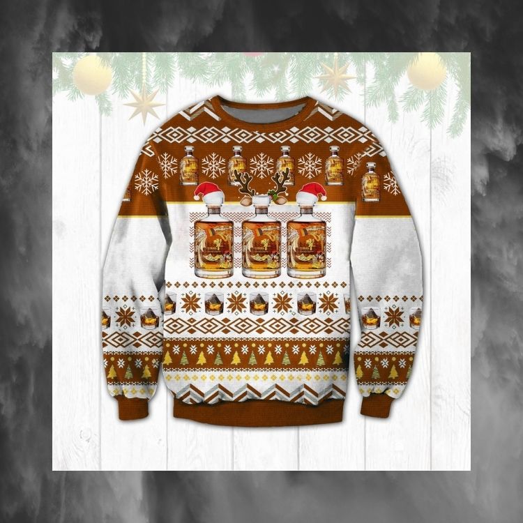 Hibiki Japanese Harmony whiskey Christmas knitted wool sweater 3 Hibiki Japanese Harmony whiskey Christmas knitted wool sweater word3