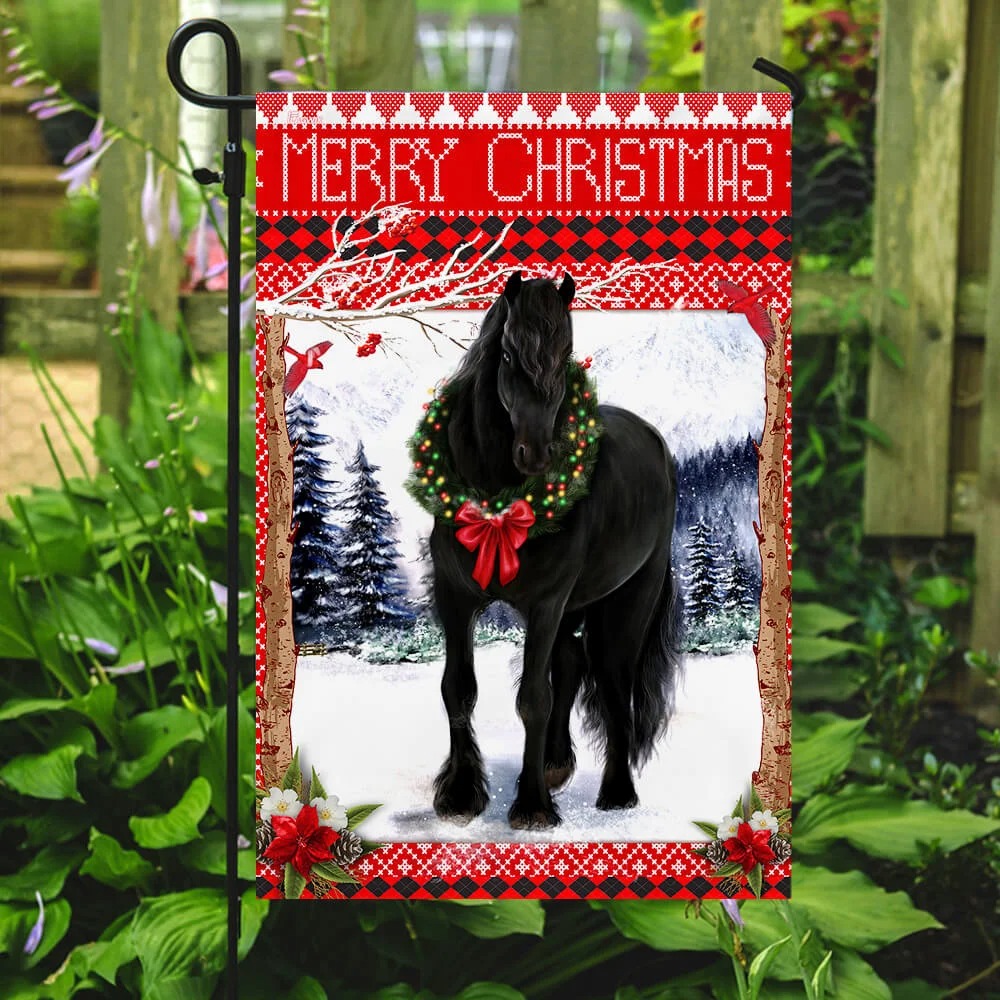 Horse Merry Christmas Flag 2 Horse Merry Christmas Flag 6