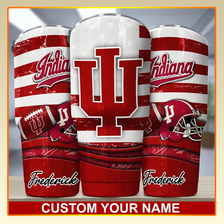 Indiana Hoosiers Custom Name Tumbler 3 Indiana Hoosiers Custom Name Tumbler3