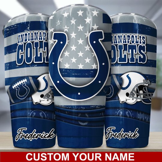 Indianapolis Colts Custom Name Tumbler