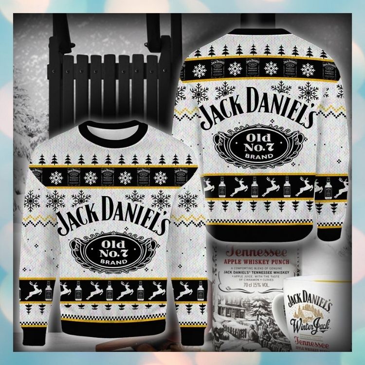Jack Daniel Ugly Christmas sweater 1