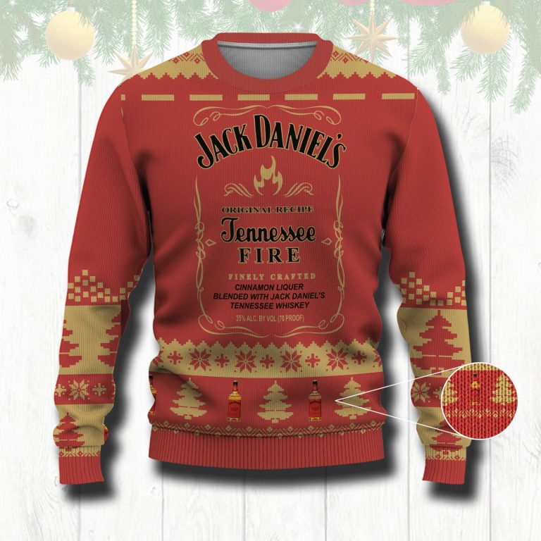 Jack Daniels Tennessee fire Sweater