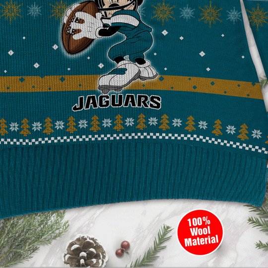 Jacksonville Jaguars Mickey Mouse Ugly Sweater 4 Jacksonville Jaguars Mickey Mouse Ugly Sweater3