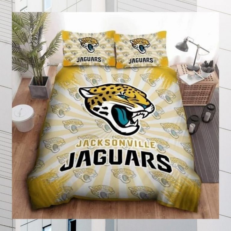 Jacksonville Jaguars quilt bedding set 1