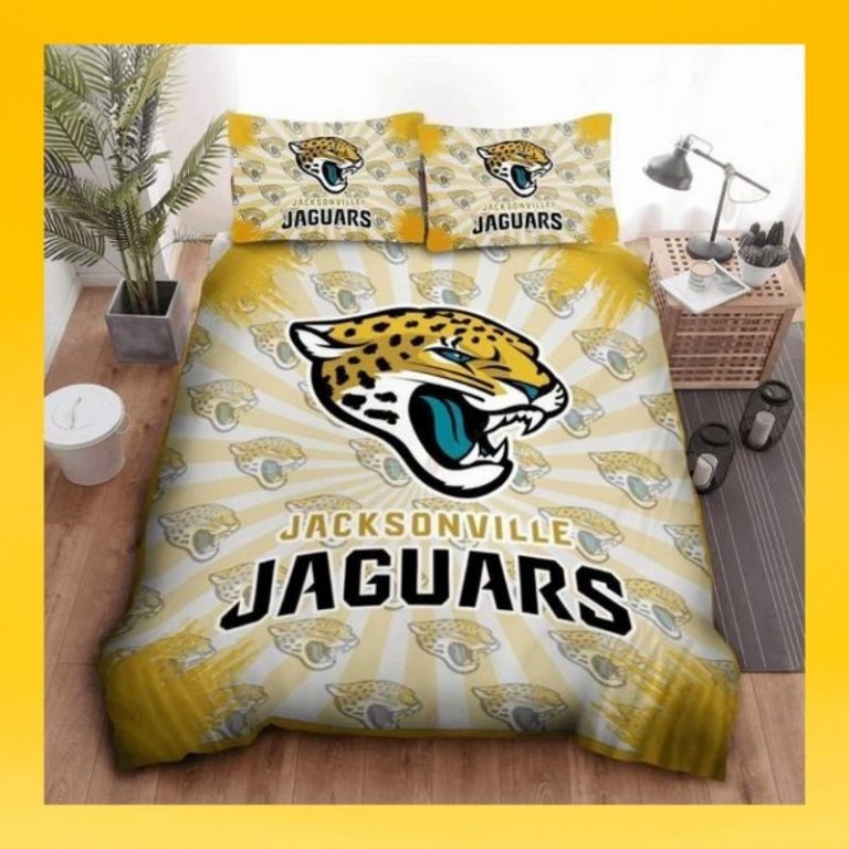 Jacksonville Jaguars quilt bedding set 2