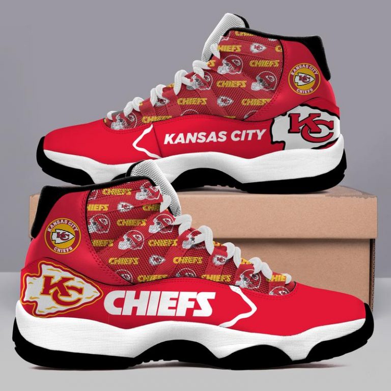 Kansas City Chiefs Air Jordan 11 Sneaker shoes