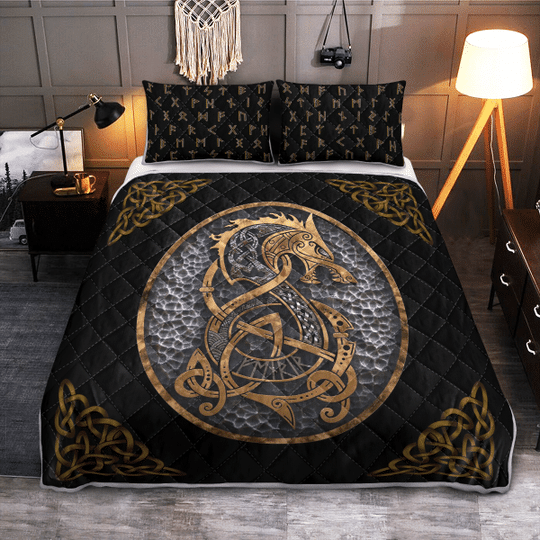 Fenrir Viking Quilt Bedding Set