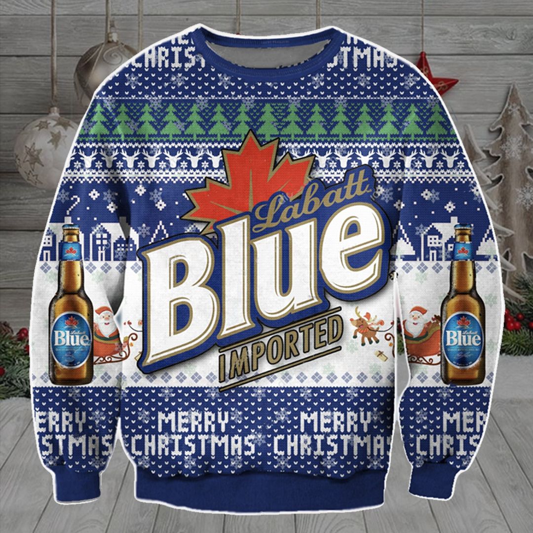 NEW Labatt Blue Imported beer sweatshirt sweater 1