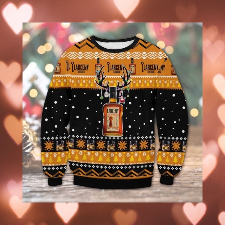 Larceny Bourbon Whiskey Christmas sweater 3 Larceny Bourbon Whiskey Christmas sweater word1