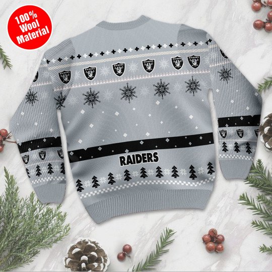 Las Vegas Raiders Mickey Mouse Ugly Sweater 4 Las Vegas Raiders Mickey Mouse Ugly Sweater2