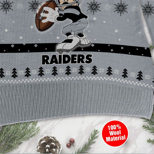 Las Vegas Raiders Mickey Mouse Ugly Sweater 3 Las Vegas Raiders Mickey Mouse Ugly Sweater3