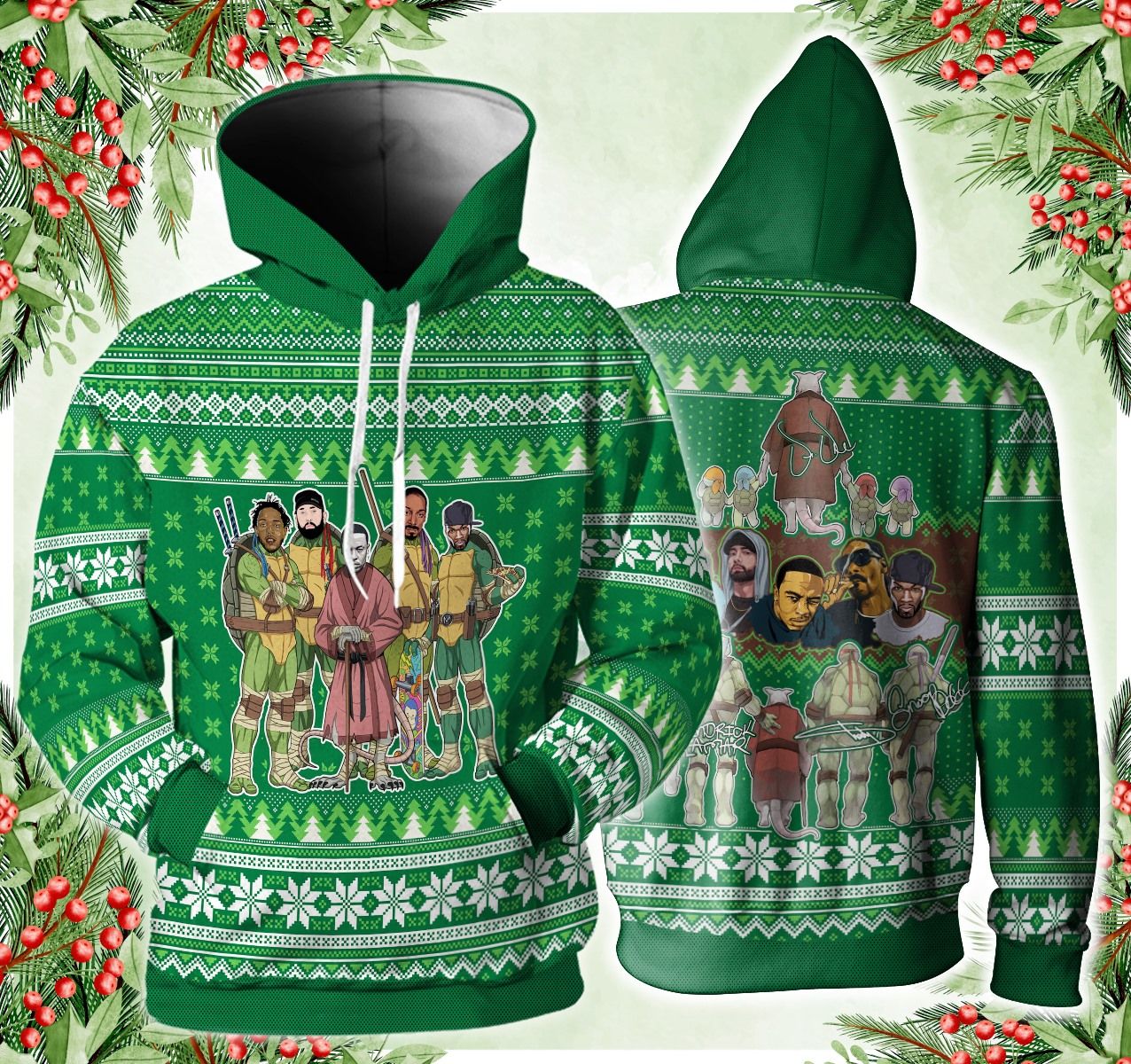Legend The Rapper Ninja Turtles sweater, sweatshirt 2 Legend The Rapper Ninja Turtles sweater sweatshirt 2