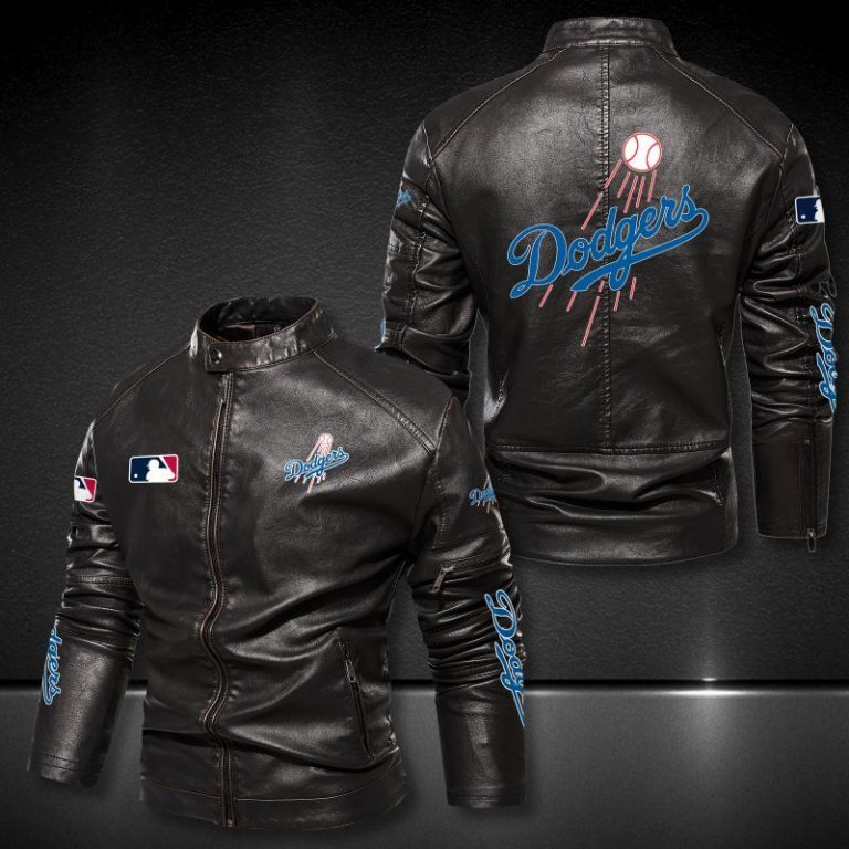 Los Angeles Dodgers motor leather jacket
