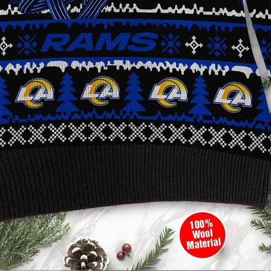 Los Angeles Rams Jack Skellington Ugly Sweater 4 Los Angeles Rams Jack Skellington Ugly Sweater3