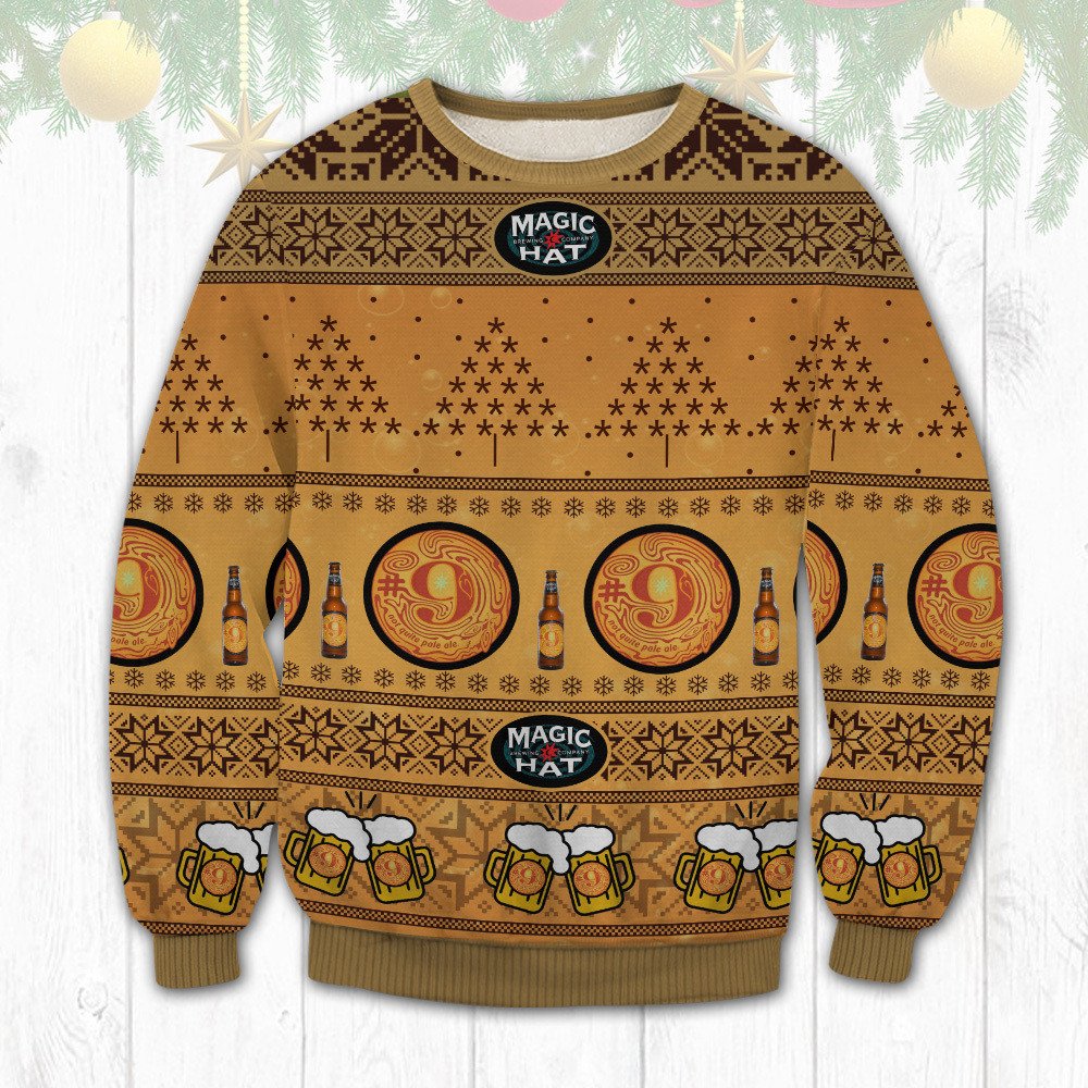 Magic Hat Beer Ugly Christmas Sweater 3
