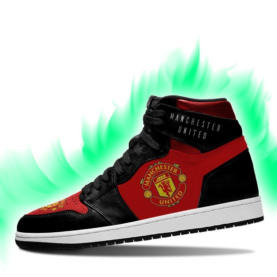 Manchester United Air Jordan high top shoes 3 Manchester United Air Jordan high top shoes 5