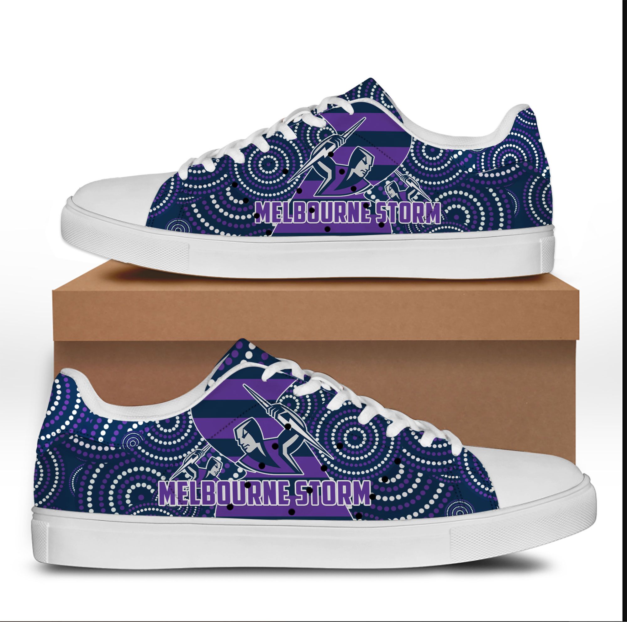 Melbourne Storm NRL Stan smith low top shoes word1