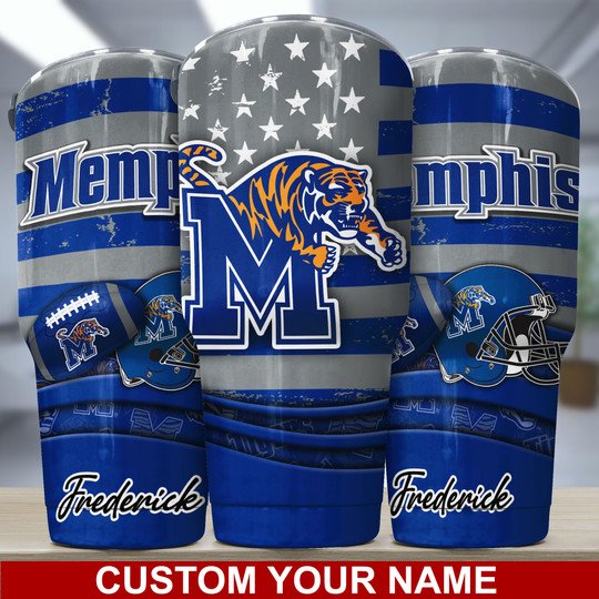 Memphis Tigers Custom Name Tumbler