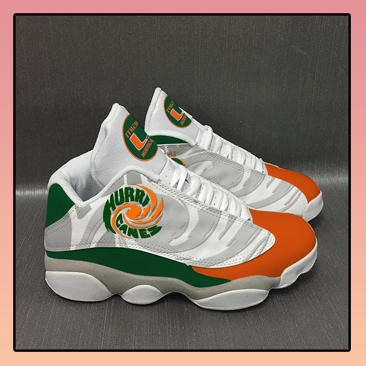 Miami Hurricanes University of Miami form Air Jordan 11 Sneaker shoes1