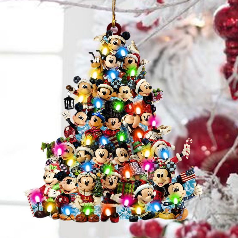 Mickey Mouse Christmas tree hanging ornament