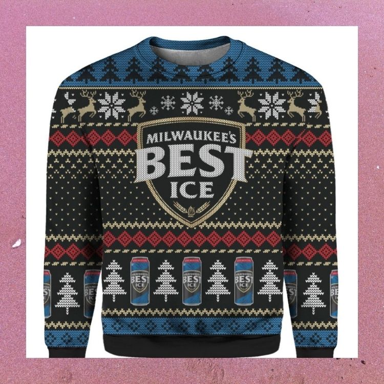 Milwaukees Best Ice Ugly Christmas Sweater 3 Milwaukees Best Ice Ugly Christmas Sweater word1